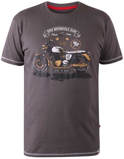 D555 BEXLEYHEATH Motorcycle Club T-Shirt - Тениски - мъжки тениски големи размери