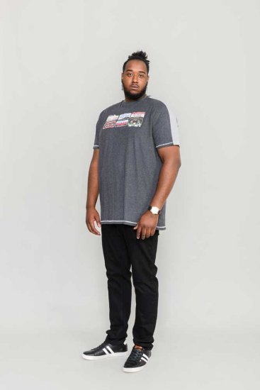 D555 SOHO American Number Plate T-Shirt - Тениски - мъжки тениски големи размери