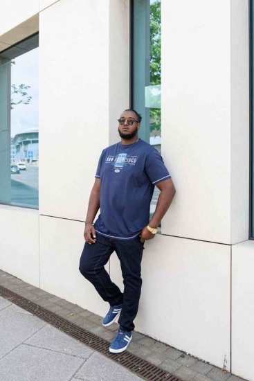 D555 WANSTEAD San Francisco T-Shirt - Тениски - мъжки тениски големи размери