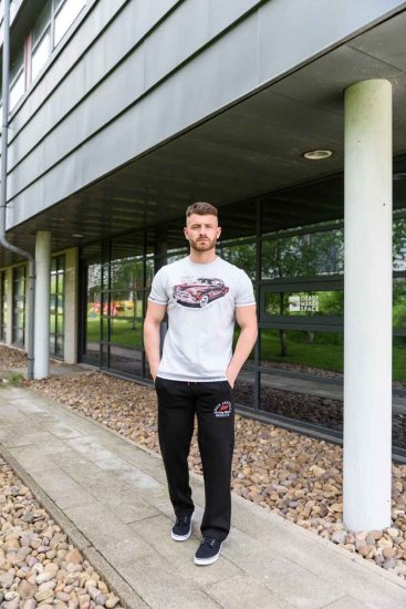D555 LOUGHTON Old School Car T-Shirt - Тениски - мъжки тениски големи размери