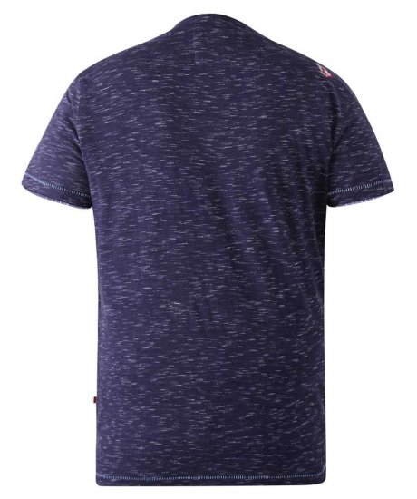 D555 Warner Guitar Printed T-Shirt Navy - Тениски - мъжки тениски големи размери