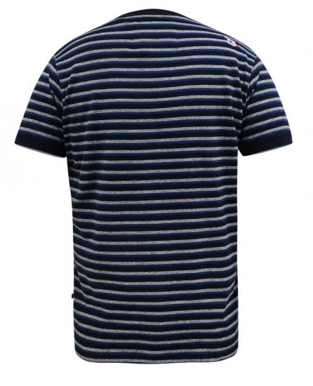 D555 Beamont Jacquard Stripe T-Shirt - Тениски - мъжки тениски големи размери