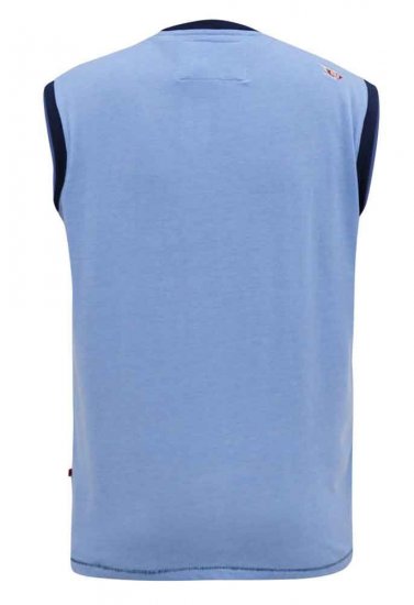 D555 Bretton Surf Board Printed Sleeveless T-Shirt - Тениски - мъжки тениски големи размери