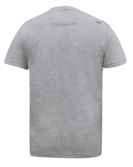 D555 Trafford Bike Photo Printed T-Shirt White - Тениски - мъжки тениски големи размери