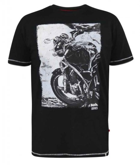 D555 Pinewood Photographic Bike Printed T-Shirt - Тениски - мъжки тениски големи размери