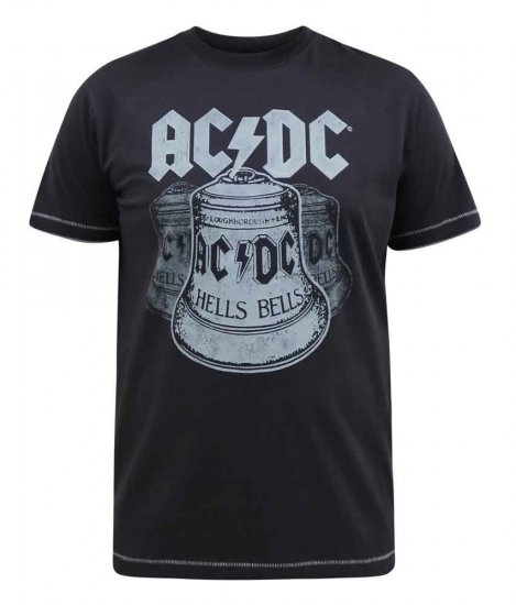 D555 Highway Official AC/DC Hells Bells Printed T- Shirt - Тениски - мъжки тениски големи размери