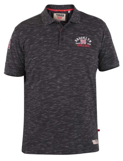 D555 Clawton Polo Shirt - Поло тениски - мъжки тениски с яка големи размери