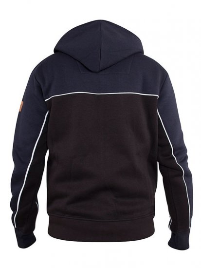 D555 Vincent Full Zip Hoody With Chest And Sleeve Piping Detail - Суичъри & cуичъри с качулка - мъжки суичъри големи размери