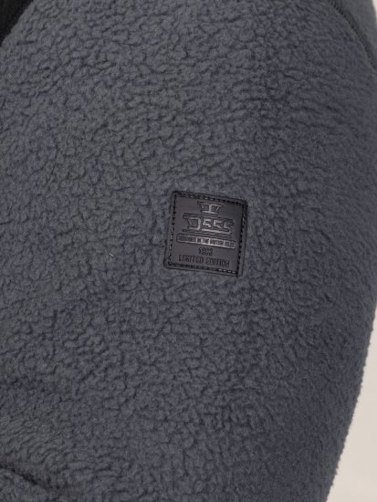 D555 Daly Quarter Zip Fleece Sweatshirt Черно/Сиво - Суичъри & cуичъри с качулка - мъжки суичъри големи размери