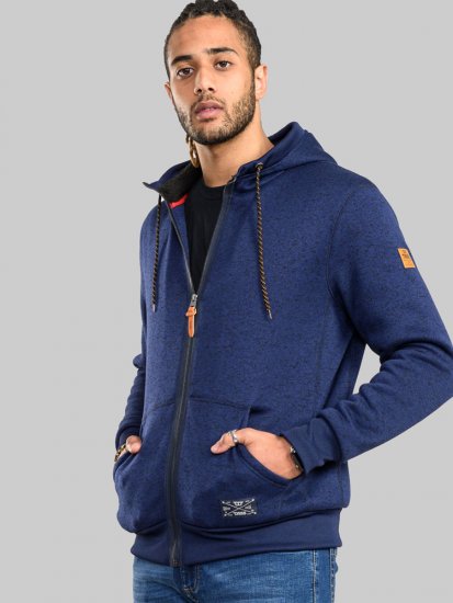D555 Callington Hoodie With Sherpa Lining - Суичъри & cуичъри с качулка - мъжки суичъри големи размери