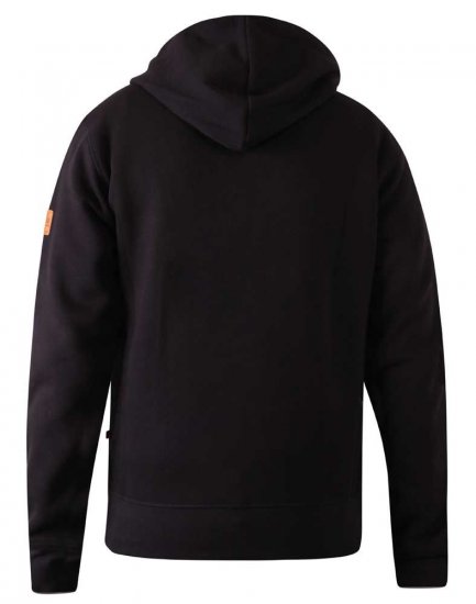 D555 Marble Full Zip Hoodie Black - Суичъри & cуичъри с качулка - мъжки суичъри големи размери