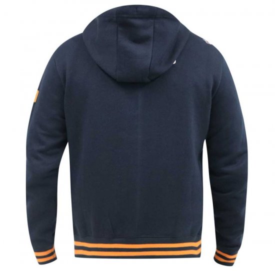 D555 Flanders Full Zip Hoody With Chest Print - Суичъри & cуичъри с качулка - мъжки суичъри големи размери