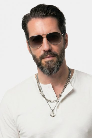 JP1880 702555 Тениска Henley с дълъг ръкав Бяло - Тениски - мъжки тениски големи размери