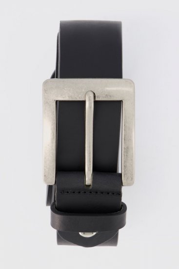 JP1880 705233 Кожен колан Черно - Колани - мъжки колани големи размери