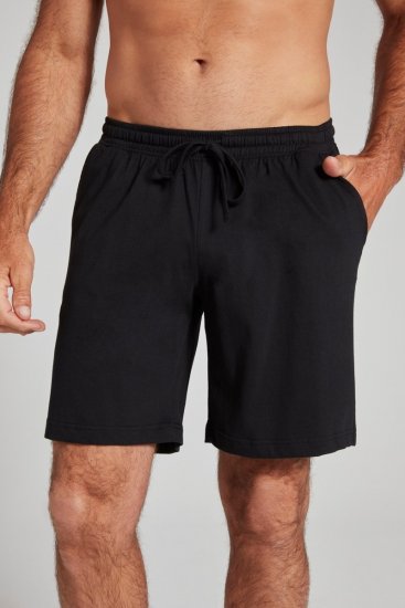 JP1880 Shorts Elastic Waistband Black - Спортни панталони & Kъси панталони - мъжки спортни панталони големи размери