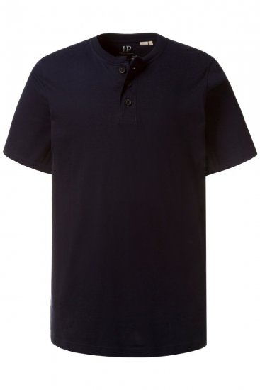 JP1880 708420 Тениска Henley 2 броя Тъмносиньо - Тениски - мъжки тениски големи размери
