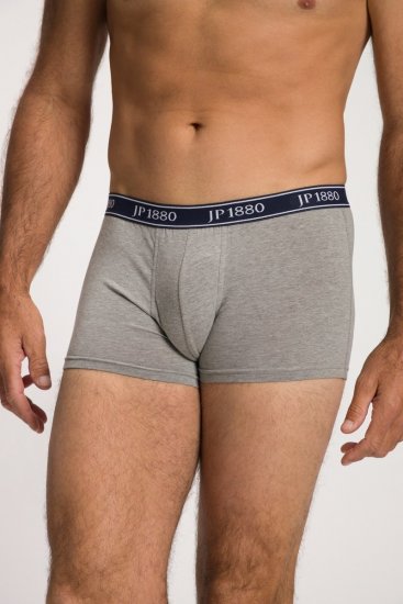 JP1880 Boxershorts Flexnamic 2-Pack Navy/Grey - Бельо & Бански шорти - Мъжко бельо големи размери