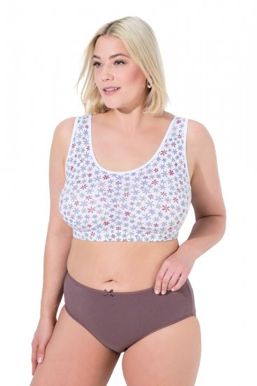 Ulla Popken 710201 Бикини 5 бр. Кафяво - Бикини - 