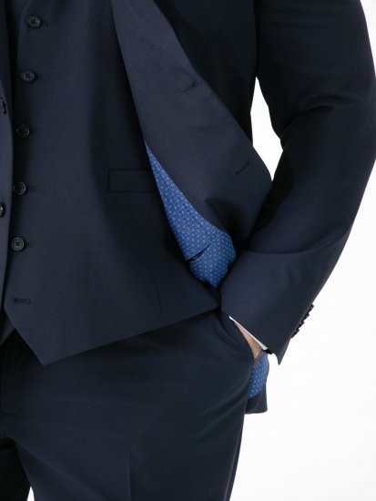 D555 Ted Сако Нейви - Костюми - мъжки костюми големи размери