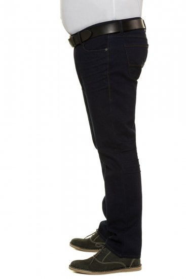 JP1880 Jeans Regular Fit 5-Pocket Dark Blue Denim - Дънки и панталони - мъжки Дънки и панталони големи размери