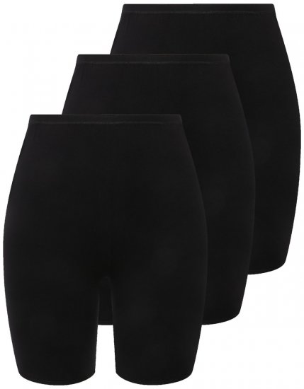 Ulla Popken 716595 Боксерки 3 бр. Черно - Бикини - 
