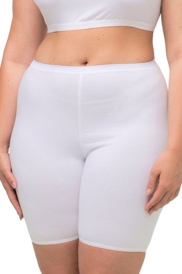 Ulla Popken 716595 Боксерки със защита на бедрата 3 бр. Бял - Бикини - 