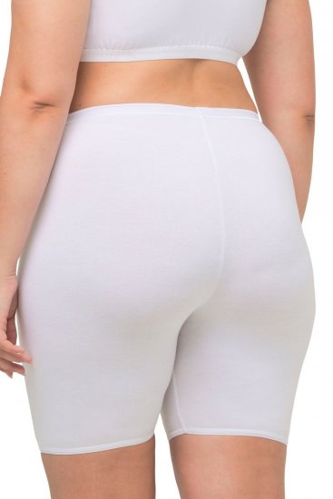 Ulla Popken 716595 Боксерки със защита на бедрата 3 бр. Бял - Бикини - 