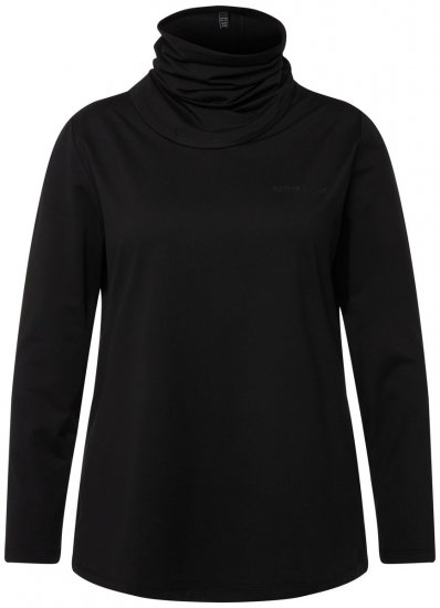 Ulla Popken 751623 Бързосъхнеща ски блуза Черно - Ски облекло - 