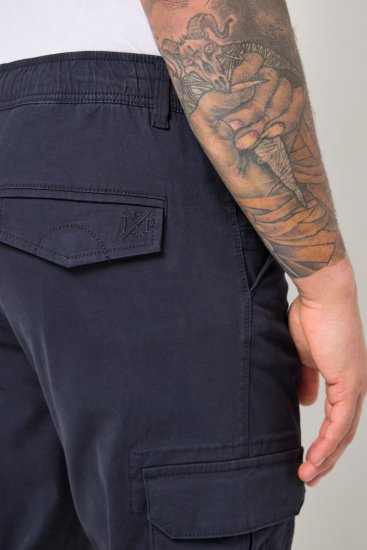 JP1880 Stretchy FLEXNAMIC Cargo Pants Navy - Карго панталони - мъжки карго панталони големи размери