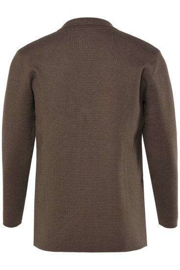 JP1880 Milano Flexnamic Плетено сако Каки кафяво - Костюми - мъжки костюми големи размери