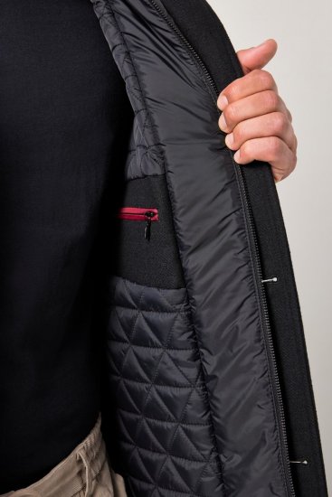 JP1880 Jacket Water-repellent Warm Black - Якета - мъжки якета големи размери