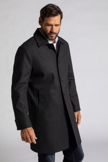 JP1880 795116 Водоотблъскващо палто от вълнена смес Антрацит TALL - TALL Якета - TALL якета за високи мъже