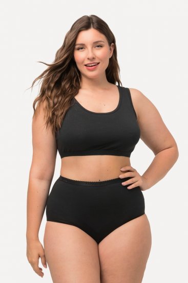 Ulla Popken 795269 Бикини 3 бр. Черно - Бикини - 
