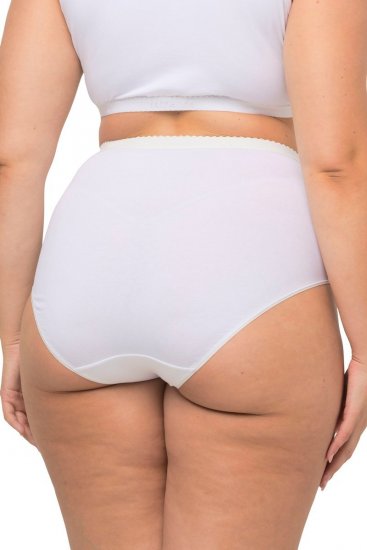 Ulla Popken 795269 Бикини с висока талия 3 бр. Бял - Бикини - 