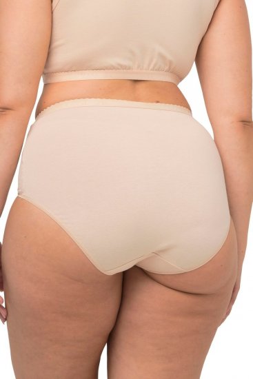 Ulla Popken 795269 Бикини с висока талия 3 бр. Мръснобяло - Бикини - 
