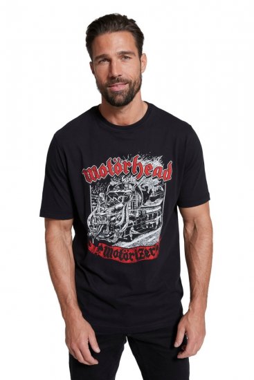 JP1880 Motörhead Graphic Band T-Shirt Black - Тениски - мъжки тениски големи размери