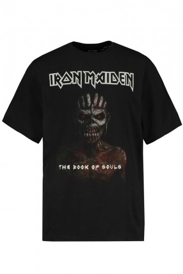 JP1880 Iron Maiden Graphic Band T-Shirt Black - Тениски - мъжки тениски големи размери