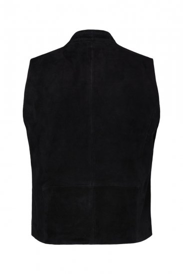 JP1880 Vest Goat Suede Traditional Black - Празнично облекло - Празнично облекло – За да празнувате стилно и удобно