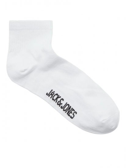 Jack & Jones Leon Тенис чорапи Бял 3-pack - Бельо & Бански шорти - Мъжко бельо големи размери