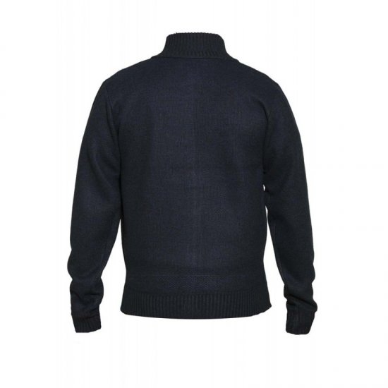 D555 Braxton Sweater Navy - Суичъри & cуичъри с качулка - мъжки суичъри големи размери