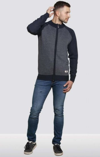 D555 Tanner Sweater Navy - Суичъри & cуичъри с качулка - мъжки суичъри големи размери