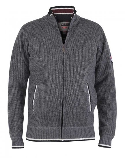 D555 Blyford Jumper With Bonded Fleece Lining And Pocket - Суичъри & cуичъри с качулка - мъжки суичъри големи размери