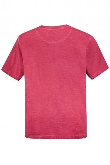 JP1880 AC/DC World Tour Graphic Comfort Fit Band T-Shirt Dark Red - Тениски - мъжки тениски големи размери