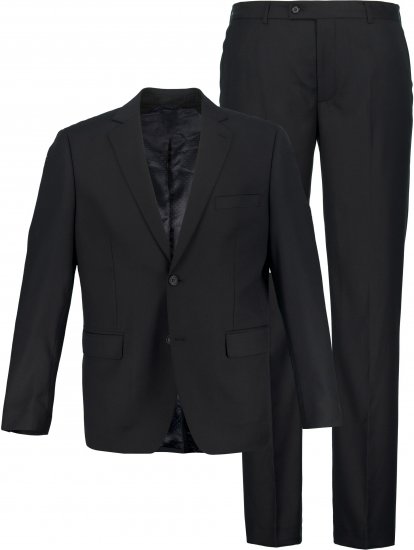 JP1880 Kelto Flexnamic Business Suit Black - Костюми - мъжки костюми големи размери