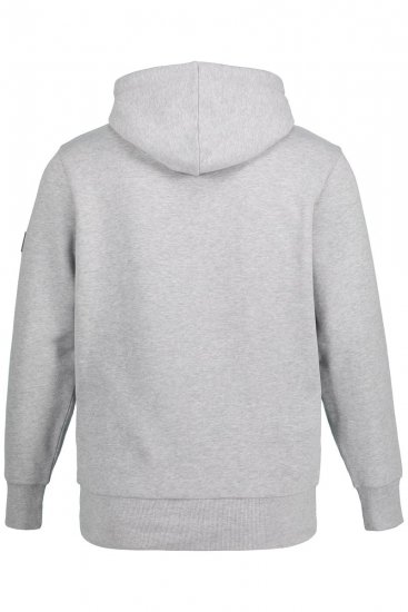 JAY-PI Hoodie with Soft Brushed Interior Grey - Суичъри & cуичъри с качулка - мъжки суичъри големи размери