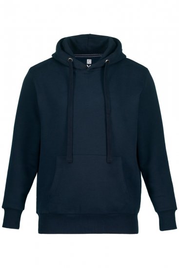 JAY-PI Hoodie with Soft Brushed Interior Navy - Суичъри & cуичъри с качулка - мъжки суичъри големи размери