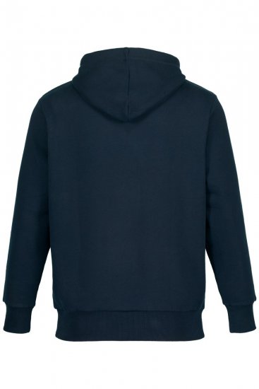 JAY-PI Hoodie with Soft Brushed Interior Navy - Суичъри & cуичъри с качулка - мъжки суичъри големи размери