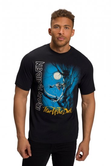 JP1880 Iron Maiden Graphic Comfort Fit Band T-Shirt Black - Тениски - мъжки тениски големи размери