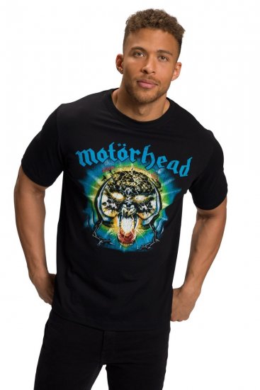JP1880 Motörhead OVERKILL Theme Graphic Comfort Fit Band T-Shirt Black - Тениски - мъжки тениски големи размери