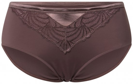 Ulla Popken 811602 Бикини с дантела Кафяво - Бикини - 